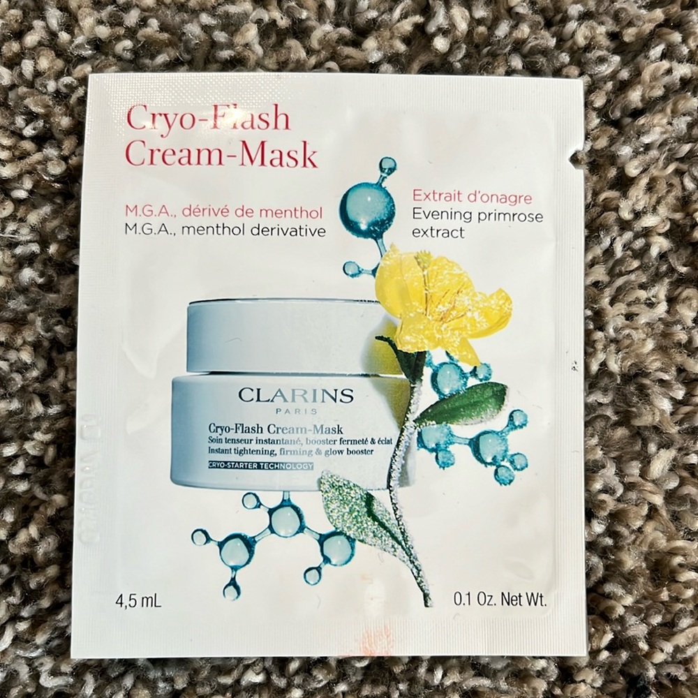 Cryo flash cream mask